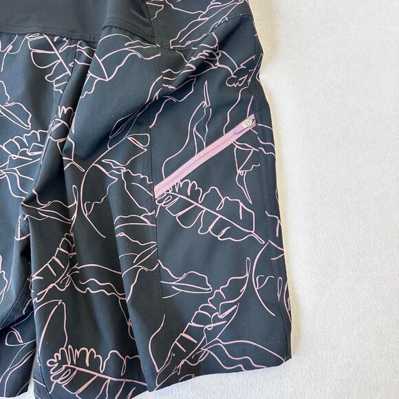 Wild Rye Womens Ruby Mountain Bike Shorts Size 6 Mauve Leaf Activewear Outdoor - Picture 6 of 10